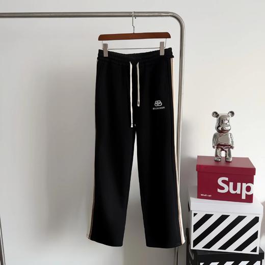 F022739早春抽绳设计卫裤宽松直筒裤拖地长裤 商品图3