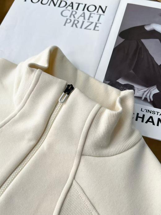 【cz1】新款女士半拉链针织套头卫衣！！ 商品图2