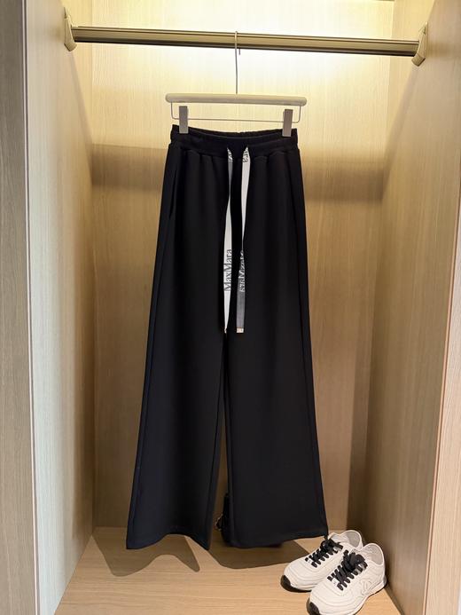 点此购买 Max春秋季女士飘带休闲直筒阔腿裤 mp 340968 商品图4