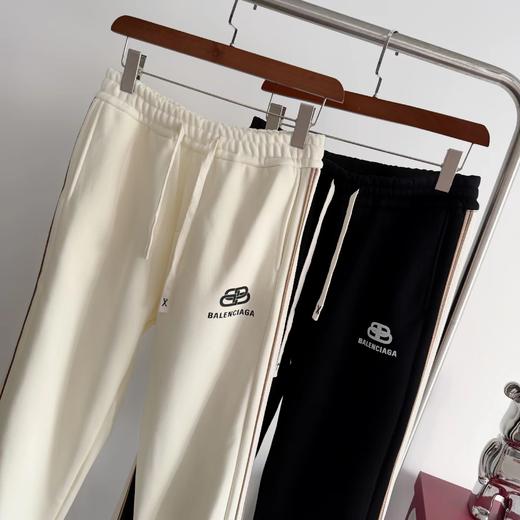 F022739早春抽绳设计卫裤宽松直筒裤拖地长裤 商品图5