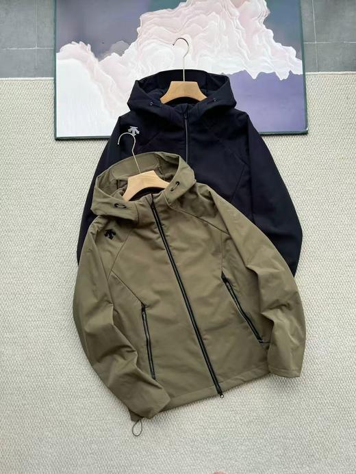 【cz1】男子新款综训防泼水梭织连帽软壳外套！！ 商品图2