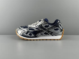 春季特惠💰580 代购冲正品质 原版开发 高版本 # Bottega Veneta 葆蝶家 Orbit 织物 圆头系带 耐磨 低帮 生活休闲鞋 男女同款