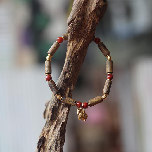 寻山隐 海南奇楠沉香手串/无事牌 ，文玩国风美人、君子的风雅首饰，多款可选 商品图10