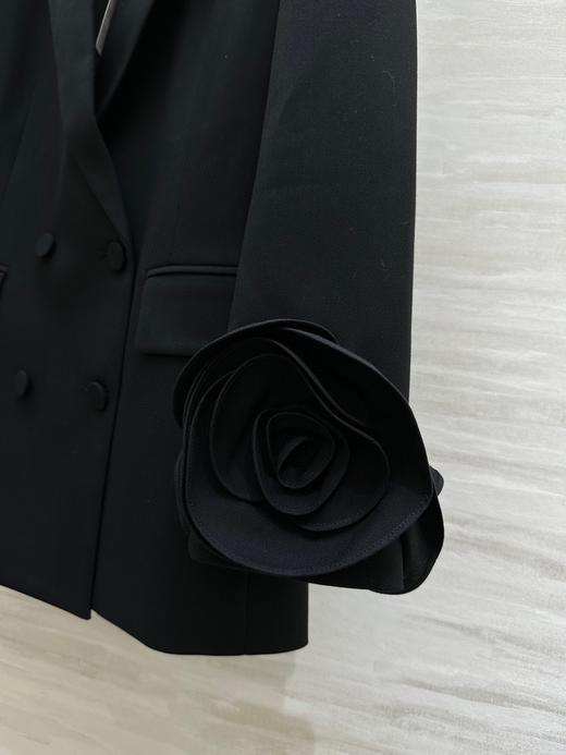 香奶奶 羊毛西装外套 纯手工立体花朵 商品图3