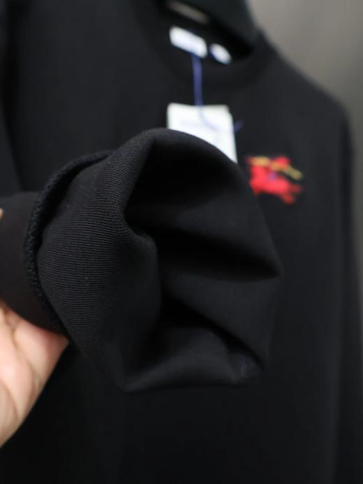 F022774胸前战马植绒刺绣logo情侣款圆领卫衣 商品图6