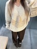 F022770新款v领三叶草运动休闲针织毛衣 商品缩略图6