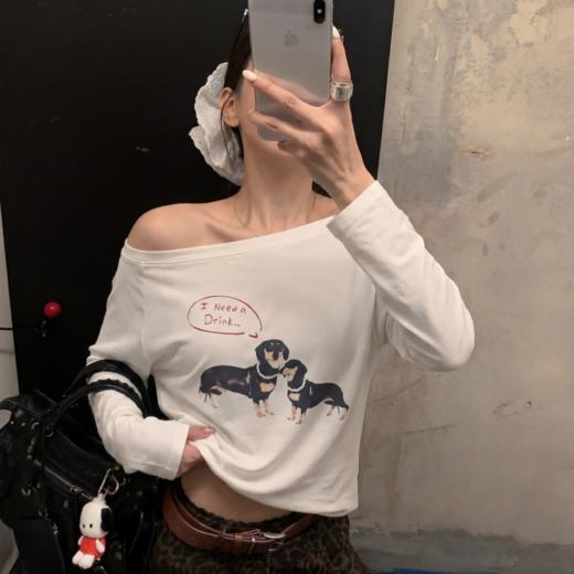 【2月8日11点截单，2.26日发货】【解锁N种穿法！】斜肩字肩斜肩高弹软糯针织打底衫 商品图6