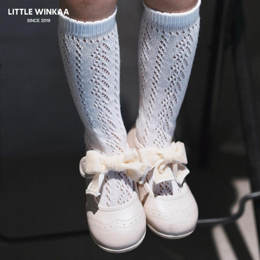 西班牙little winkaa儿童丝绒皮鞋女童公主鞋舞蹈鞋宝宝春秋蝴蝶结鞋子LW33007 商品图6