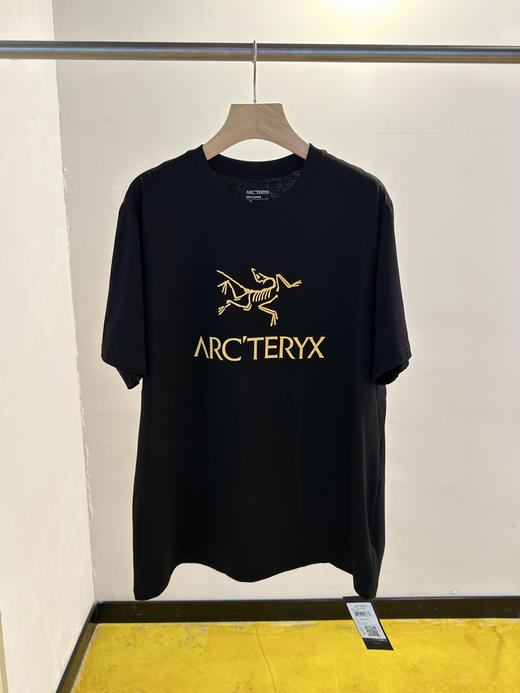 鸟家 Arc'word Logo 黑金字母印花圆领短袖T恤 商品图14