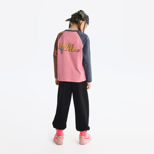 【MQD】童装儿童打底衫春季新款男童长袖t恤圆领中大童百搭上衣 商品图3