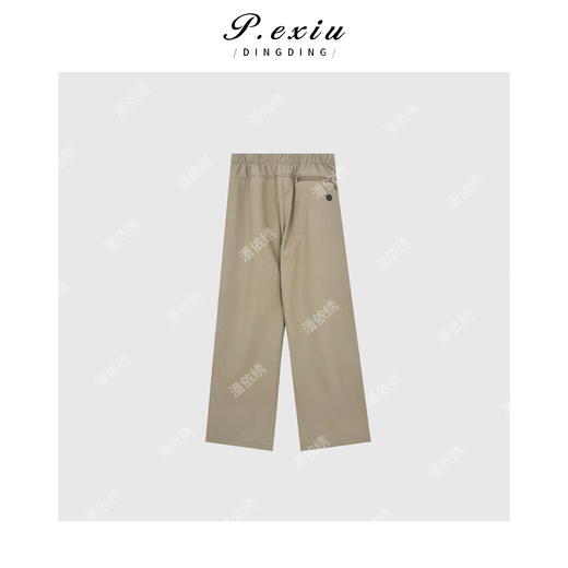 04-6潘依绣丁丁宠粉韩系简约风抽绳松紧腰休闲裤 Q1909 商品图1