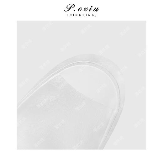 PanYiXiu/潘依绣羊皮极简设计感舒适百搭一脚蹬懒人鞋 QL93202 商品图2