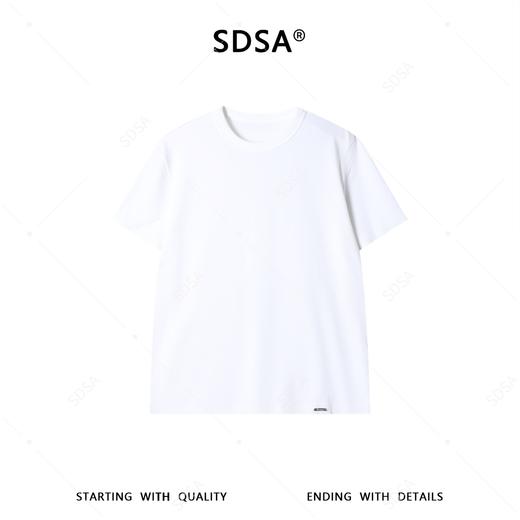 36282SDSA男装2026新款重磅基础款正肩T恤宽松显瘦百搭短袖亲肤透气 商品图4