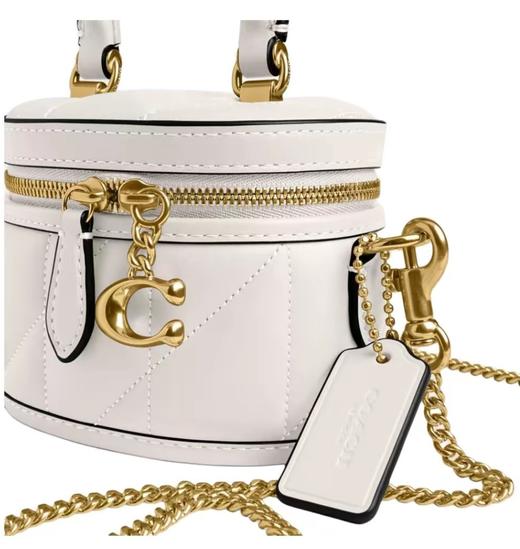 到手价1599 COACH蔻驰 Trail 12 顶部提手拉链开合 纳帕皮革 单肩手提包 尺寸：11.5*7.5*9cm  美国代购，无中文标签，介意慎拍 商品图0