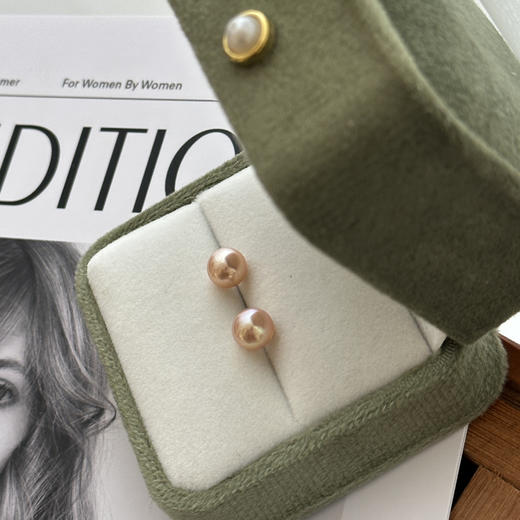 显白又百搭的珍珠耳钉｜把春天戴在耳边 商品图0