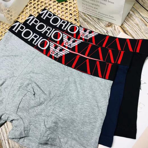 F022788彩盒装柔软舒适纯棉彩logo男士平角内裤 商品图5