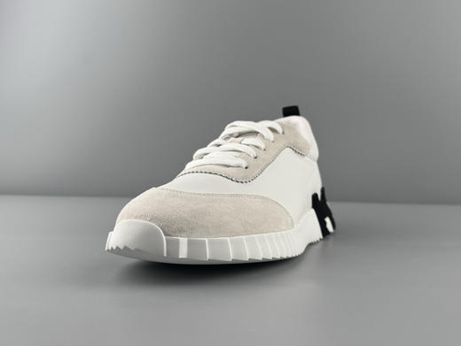 春季特惠💰650 代购冲正版本 # HERMES 爱马仕 Bouncing KHEA运动鞋 绒面革 圆头系带 平底 跑鞋 低帮 生活休闲鞋 男女同款 商品图1