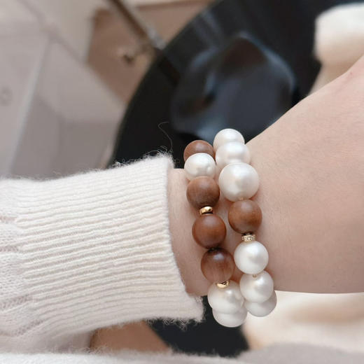 檀香➕珍珠经典大串 11-14mm 商品图3