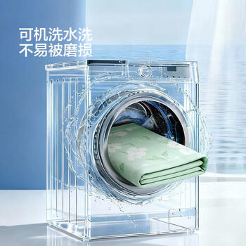 水星家纺冰丝凉席可机洗冰丝席夏天a类母婴凉感席子1.8x2米软席三件套 商品图1