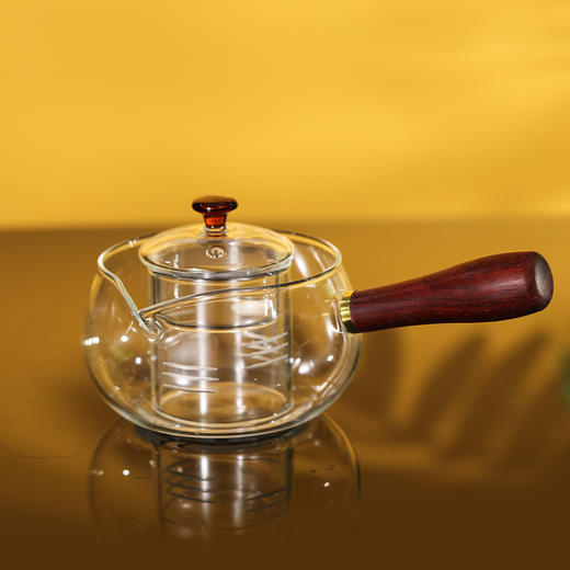 问鼎玻璃侧把煮茶壶可加热（小） 商品图1