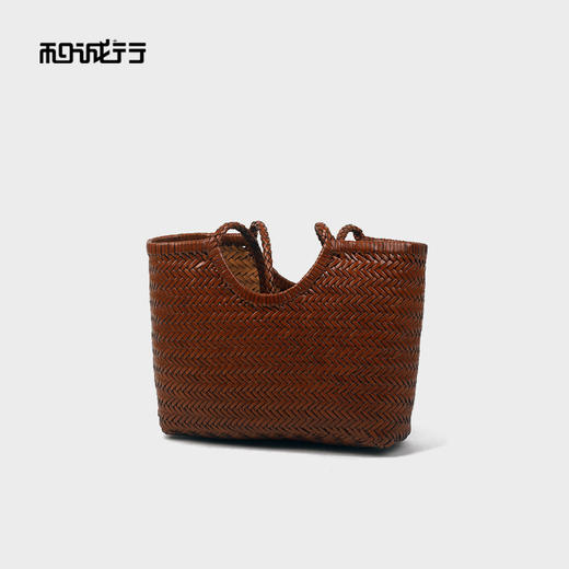 和诚行2026春季新款手工编织托特大容量大包百搭法式小众女式手提单肩包4420197 商品图1