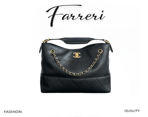 香奶奶 25A 全皮hobo 黑色托特包 商品图0