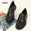 和诚行2026春季新款舒适休闲皮鞋一脚蹬豆豆乐福鞋男式商务鞋1370152 商品缩略图0