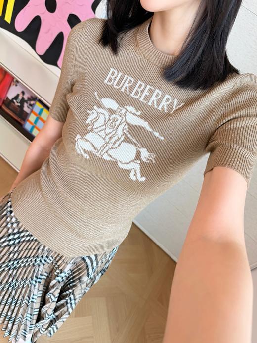 巴宝莉 2026早春限定最新款  金线针织上衣（MM） 商品图4