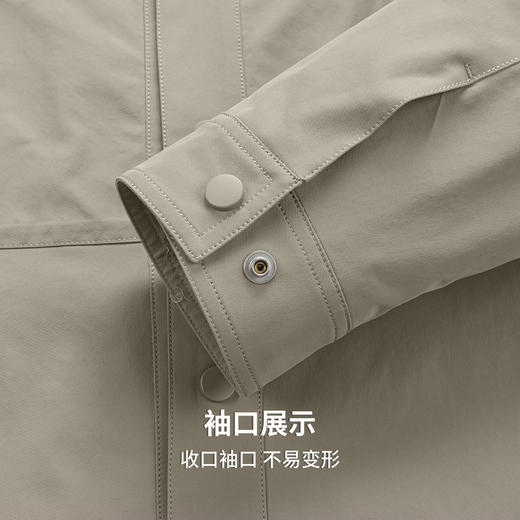 【时尚有型】圣得西轻工装修身翻领休闲夹克2026新款春季外套男 商品图5