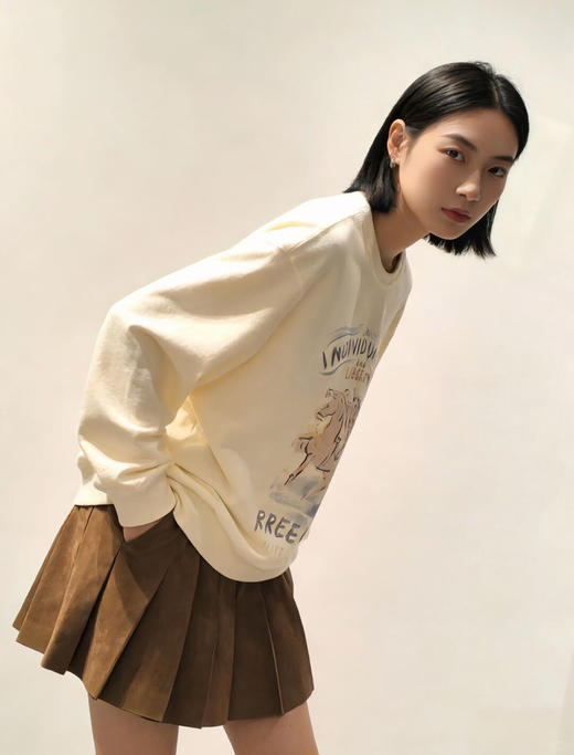 MOC*O生肖马年彩绘印花T恤/卫衣022601 商品图5