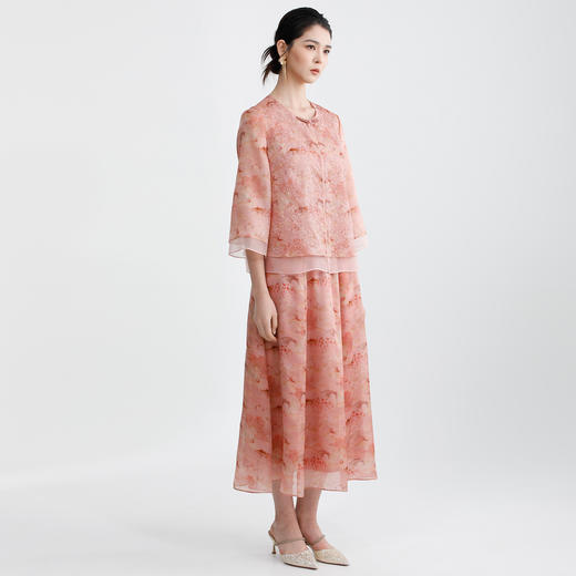 戴布拉芬丝绸上衣L29B111 商品图2