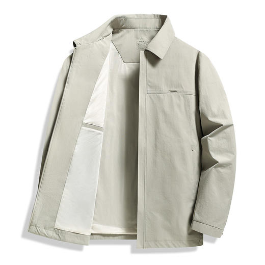 【DWP】大依优型大码男装翻领工装夹克外套宽松春季休闲商务时尚品质上衣 商品图3