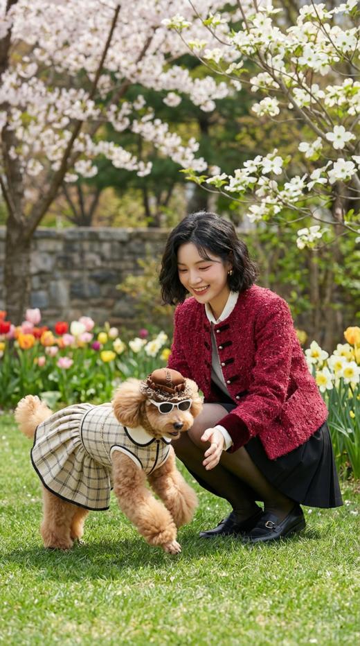 圆领盘扣复古小香外套 商品图2