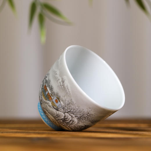 一儒堂 珐琅料边雪景铃铛杯 商品图2