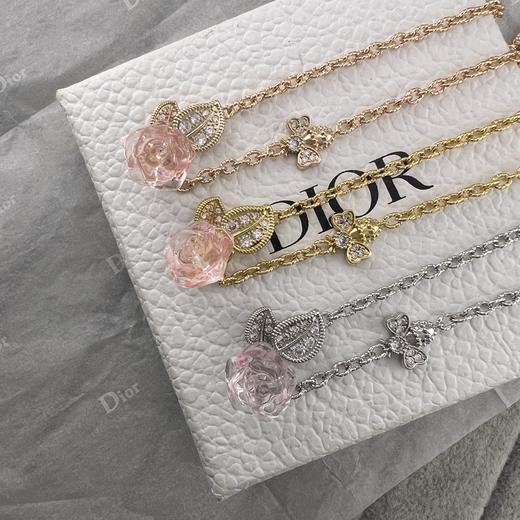 迪奥   新款 镶钻蜜蜂芙蓉花项链（XK） 商品图0