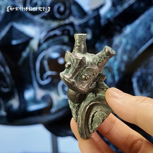 铜卣残片歪头小兽立体冰箱贴文创旅行纪念品河南安阳周边树脂磁吸 商品图2