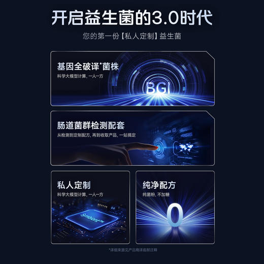 【健康方案】【定制个性化益生菌】精准肠道菌群检测+精准定制化益生菌产品干预+国家营养师1对1指导，适合你个人的全闭环精准肠道养护方案！ 商品图2