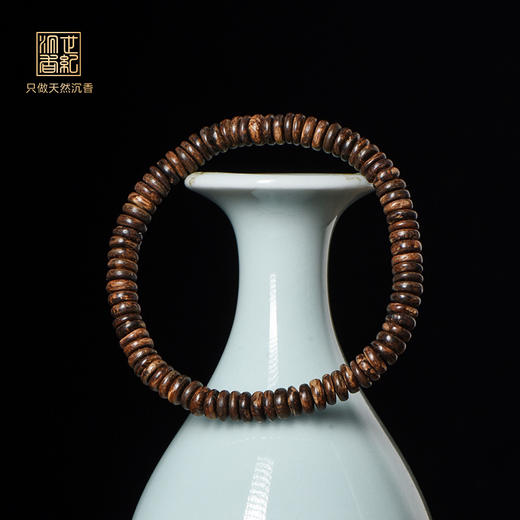 硬货王炸！身份名片｜天然达拉干沉香桶珠 沉水级 约6mm 4.2克 SP12328 商品图0