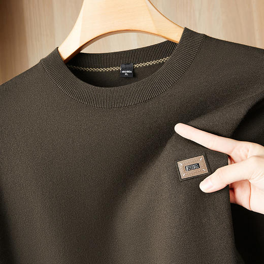 【DDS】大依优型大码男装毛衣针织短袖圆领打底衫半袖商务时尚休闲 商品图4