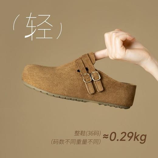 ZHR则则厚底4.5cm增高户外勃肯拖早秋上新复古搭扣包头柔软勃肯鞋 商品图5