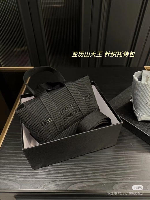原单正品 𝗔𝗹𝗲𝘅𝗮𝗻𝗱𝗲𝗿 𝗪𝗮𝗻𝗴｜亚历山大王螺纹mini款包包
尺寸:20 *15cm 商品图6
