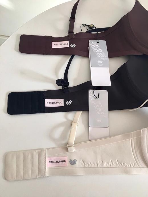 F022712简约立体无痕一片式光面内衣聚拢显大文胸 商品图5