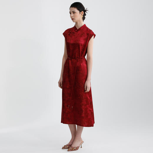 戴布拉芬丝绸连衣裙L29B527 商品图1