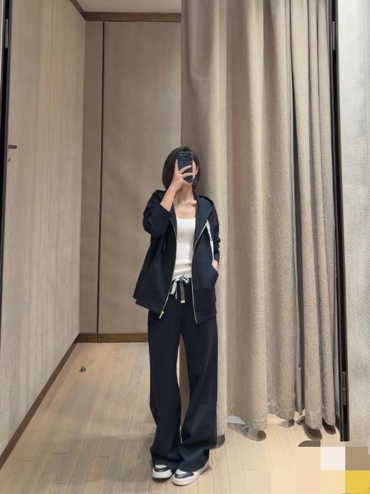 点此购买 Max春秋季女士飘带休闲直筒阔腿裤 mp 340968 商品图12