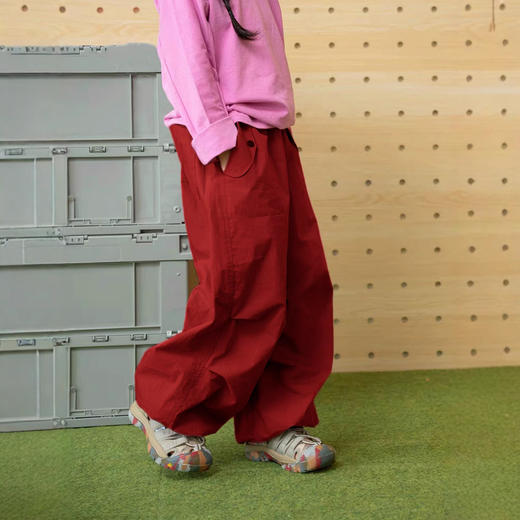 日系山本风工装裤！2026男童女童梭织长裤春夏新款轻薄透气速干登山裤子！ 商品图0