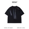 SG8710SDSA男装2026新款夏季轻奢手工刷漆做旧印花时尚百搭短袖T恤 商品缩略图1