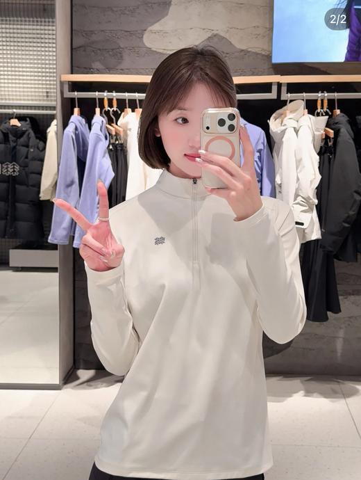 一店k （代工厂订单！）26ss早春新款！哇塞！也太显瘦了吧！轻轻松松掉肉10斤！微拉绒面料巨巨巨舒服😌！小树户外休闲女士半拉链长袖运动T恤 超绝弹力显瘦内搭！ 商品图9