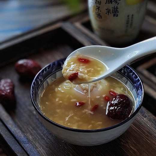 【积分兑换】香畴醪糟甜米酒 | 418g/瓶 农场自种有机白糯米 甘甜醇香 软糯绵绵 酒精度≥0.5% 甜酒酿 谦益农业 商品图4