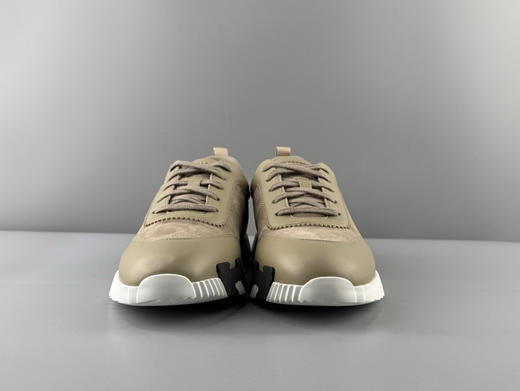 春季特惠💰650 纯原版本 # HERMES 爱马仕 Bouncing KHEA运动鞋 绒面革 圆头系带 平底 跑鞋 低帮 生活休闲鞋 男女同款 商品图5