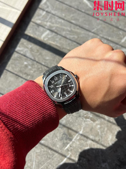 BBF百达翡丽AQUANAUT系列5167A 手雷系列 水泥灰 黑手雷 丹东324一体机 男士腕表 表径40mm 商品图5